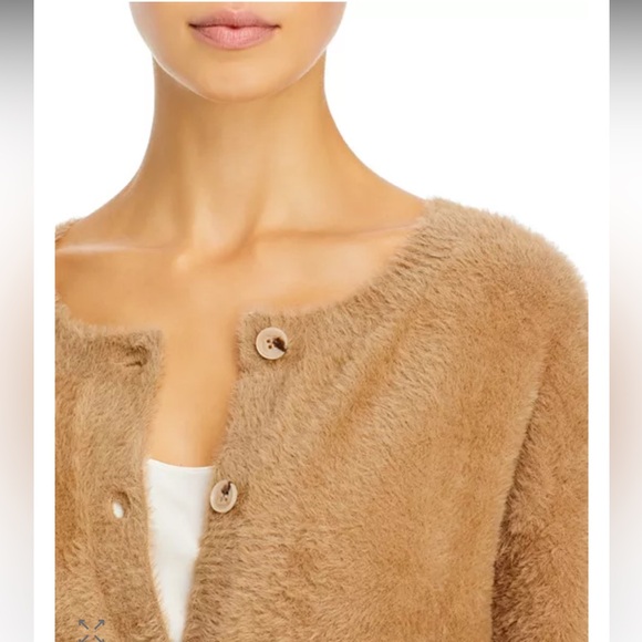 Good American Fuzzy Cardigan Size Medium $169 Retail NEW - Picture 2 of 11